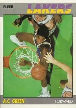 1987-88 Fleer #42 A.C. Green