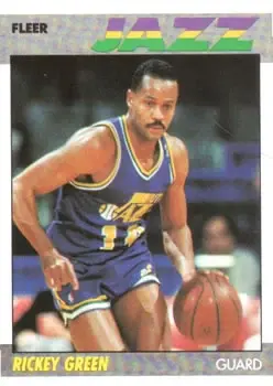 1987-88 Fleer #43 Rickey Green