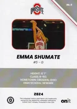 Back of Emma Shumate
