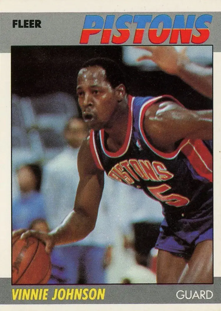 1987-88 Fleer #58 Vinnie Johnson