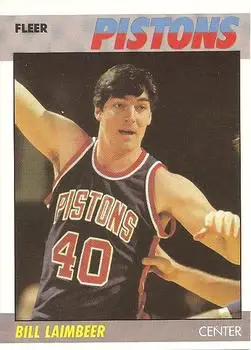 1987-88 Fleer #61 Bill Laimbeer