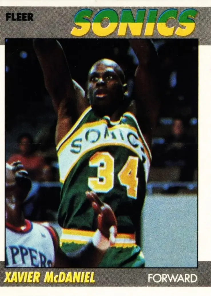 1987-88 Fleer #73 Xavier McDaniel