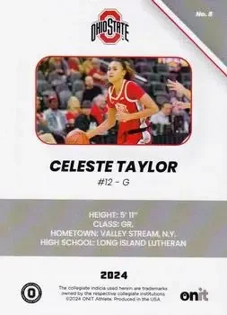 Back of Celeste Taylor