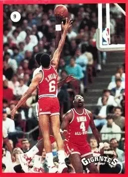 1987-88 Gigantes de la NBA Stickers (Spain) #9 Julius Erving