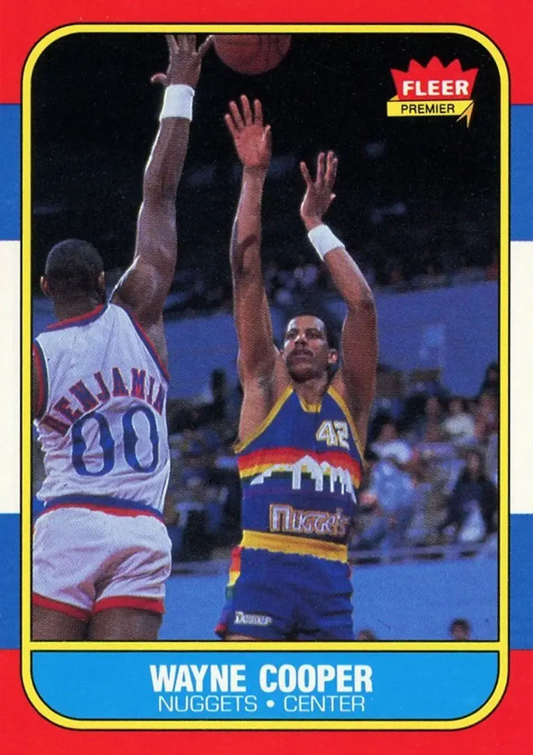 1986-87 Fleer #18 Wayne Cooper