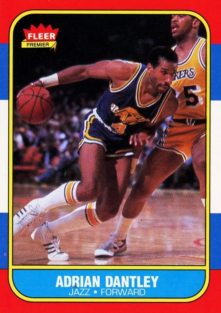 1986-87 Fleer #21 Adrian Dantley