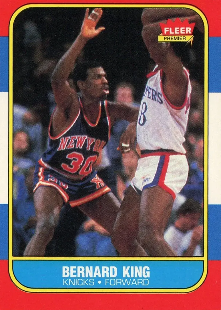 1986-87 Fleer #60 Bernard King