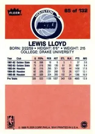Lewis Lloyd back