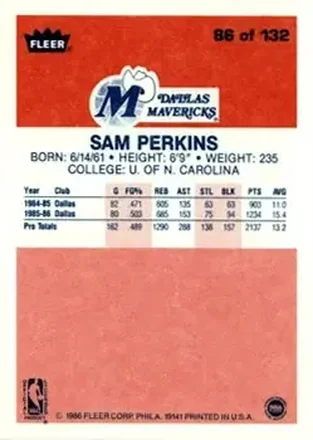 Sam Perkins back