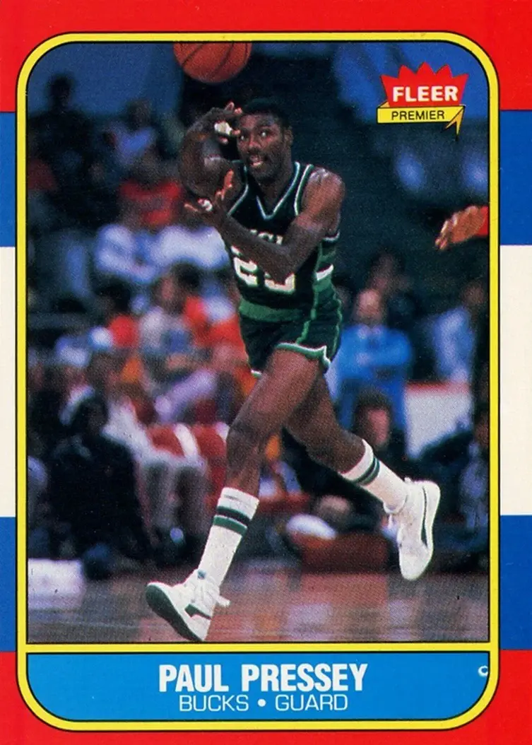 1986-87 Fleer #88 Paul Pressey