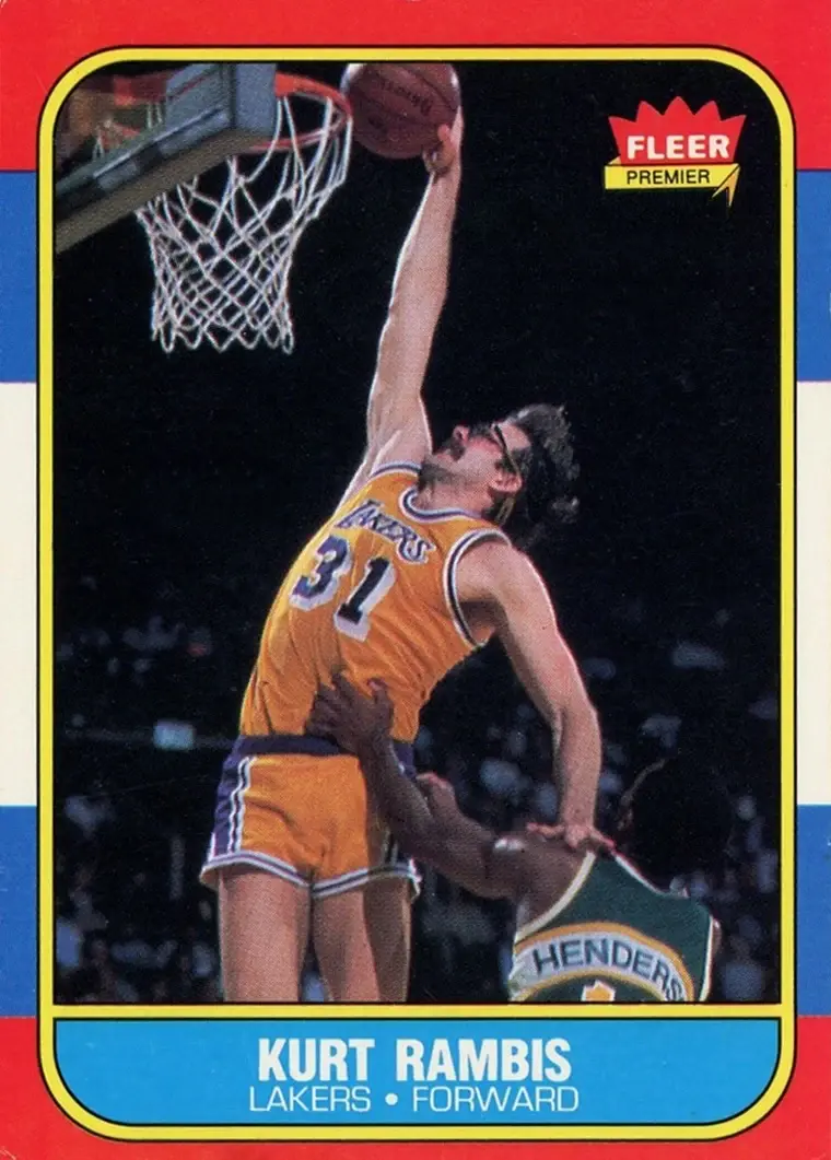1986-87 Fleer #89 Kurt Rambis