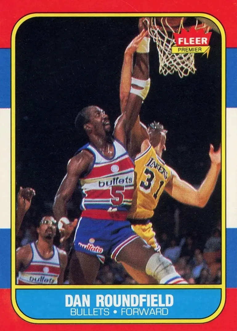 1986-87 Fleer #95 Dan Roundfield