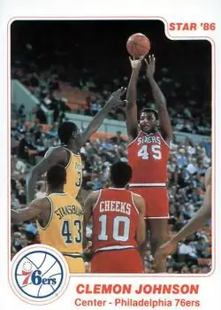 1985-86 Star #4 Clemon Johnson