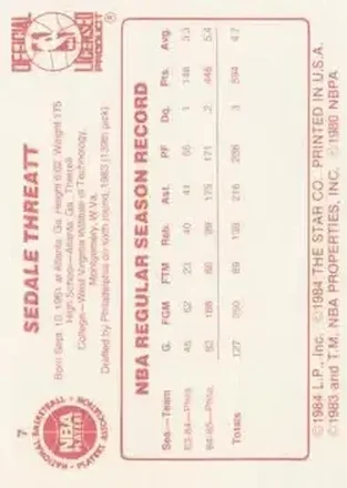 Retro di Sedale Threatt