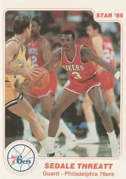 1985-86 Star #7 Sedale Threatt