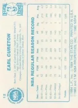 Back of Earl Cureton