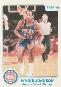 1985-86 Star #13 Vinnie Johnson