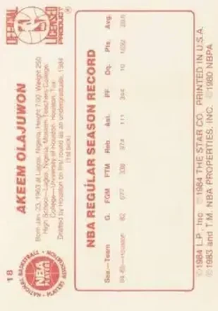 Retro di Hakeem Olajuwon