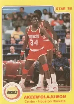 1985-86 Star #18 Hakeem Olajuwon