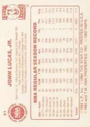 Reverso de John Lucas