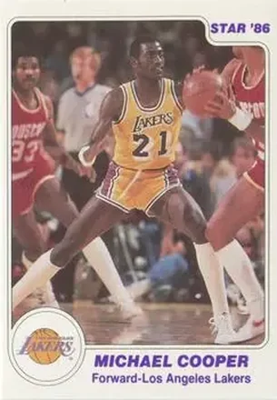 1985-86 Star #27 - Michael Cooper - Los Angeles Lakers