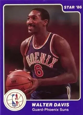 1985-86 Star #36 - Walter Davis - Phoenix Suns