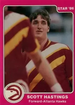 1985-86 Star #43 - Scott Hastings - Atlanta Hawks