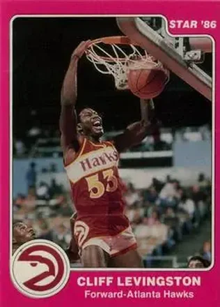 1985-86 Star #45 - Cliff Levingston - Atlanta Hawks