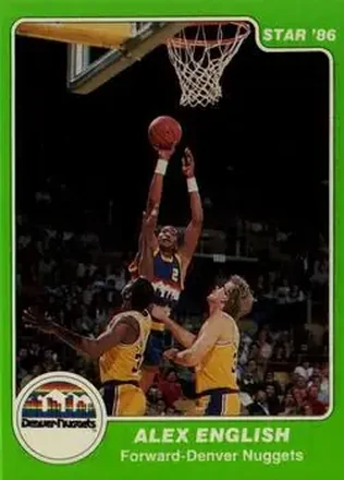 1985-86 Star #50 - Alex English - Denver Nuggets