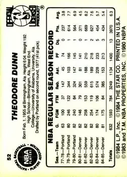 Back of T.R. Dunn