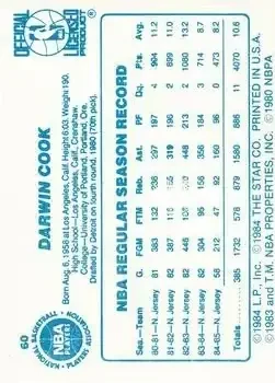 Back of Darwin Cook