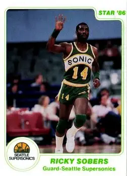 1985-86 Star #70 Ricky Sobers