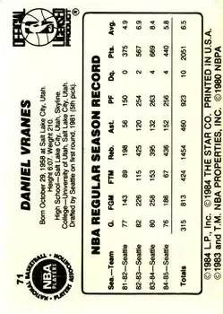 Back of Danny Vranes