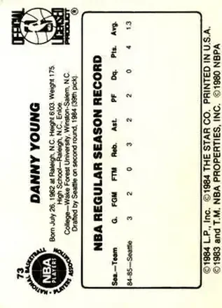 Reverso de Danny Young