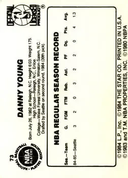 Back of Danny Young
