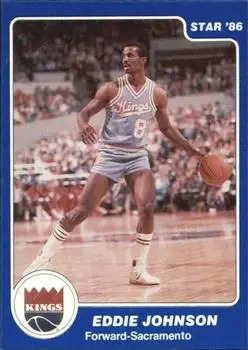1985-86 Star #76 Eddie Johnson