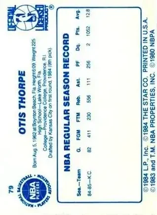 Otis Thorpe Rückseite