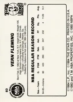 Back of Vern Fleming