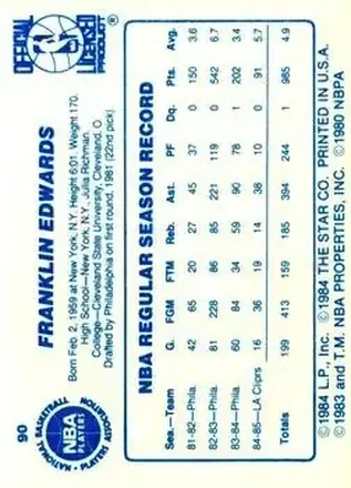 Franklin Edwards back