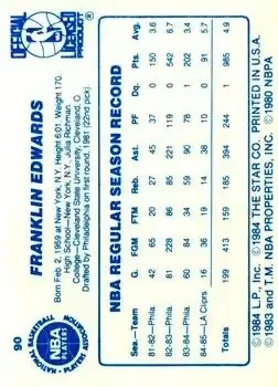 Back of Franklin Edwards