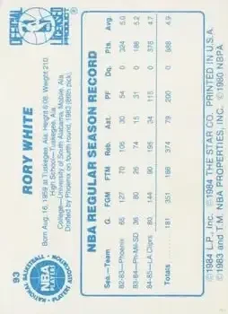 Back of Rory White