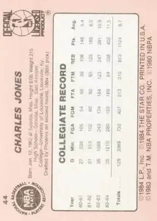 Charles Jones Rückseite