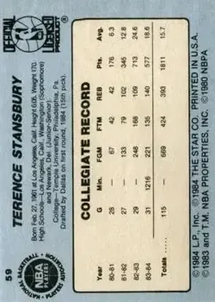 Terence Stansbury back