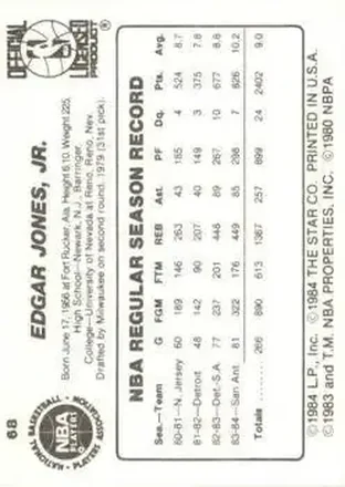 Reverso de Edgar Jones
