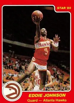 1984-85 Star #81 Eddie Johnson