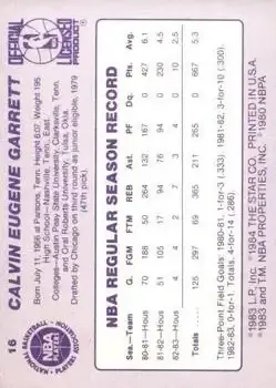 Back of Calvin Garrett
