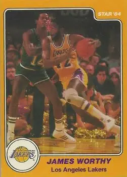 1983-84 Star #25 James Worthy