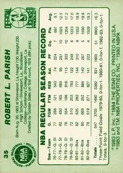Back of Robert Parish