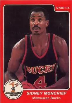 1983-84 Star #39a Sidney Moncrief