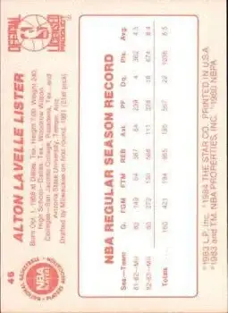 Back of Alton Lister